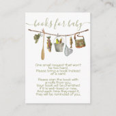 Carte D'accompagnement Livres de ligne de vêtements de pêche pour bébé (Devant)