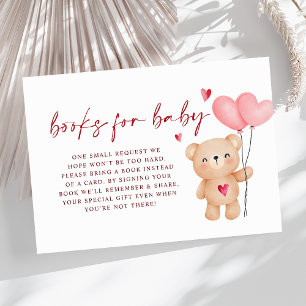 Carte D'accompagnement Livres de Little Sweetheart pour Baby shower de fi