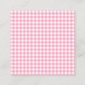 Carte D'accompagnement Livres de livres pour bébé rose (Dos)