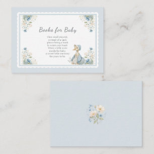 Carte D'accompagnement Livres de l'oie vintage pour bébé pour la douche f