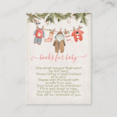 Carte D'accompagnement Livres de Noël pour bébé (Devant)