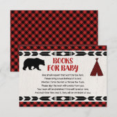 Carte D'accompagnement Livres de plaid de buffle d'ours de bûcheron pour (Devant / Derrière)