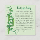 Carte D'accompagnement Livres de pois doux pour bébé (Devant)