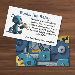 Carte D'accompagnement Livres de robot pour bébé