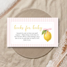 Livres de Salutation Bébé Citron pour la Fête de N