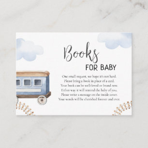 Carte D'accompagnement Livres de train pour bébé, Baby shower Chugga choo