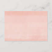 Carte D'accompagnement Livres de verdure fleurie rose printemps pour bébé (Dos)