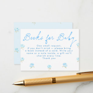 Carte D'accompagnement Livres Dessinés à la Main Fantaisistes Pour Bébé B