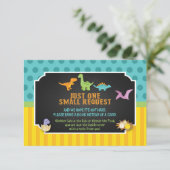 Carte D'accompagnement Livres Dinosaur pour Baby Card (Debout devant)