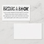 Carte D'accompagnement Livres Doodle Pour Bébé (Devant / Derrière)