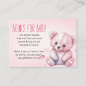 Carte D'accompagnement Livres d'ours pour bébé (Devant)