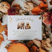 Carte D'accompagnement Livres d'ours rustiques en bois pour Baby Insert C