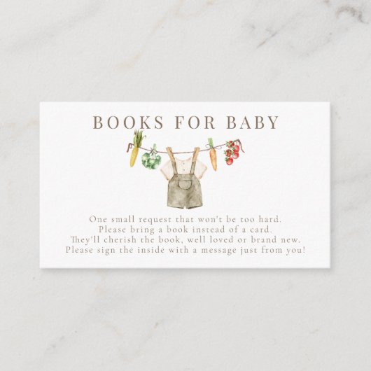 Carte D'accompagnement Livres Du Marché Des Agriculteurs À Croissance Loc (Devant)