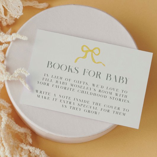 Carte D'accompagnement Livres élégants en caoutchouc pour bébé pour la fê