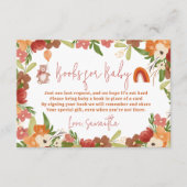 Carte D'accompagnement Livres en arc-en-ciel pour ours en peluche mignons (Devant)