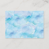 Carte D'accompagnement Livres en rose pour bébé Baby shower (Dos)