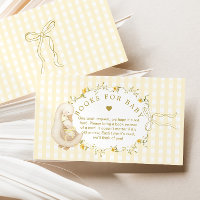 Livres en vichy jaune Silly Goose pour bébé