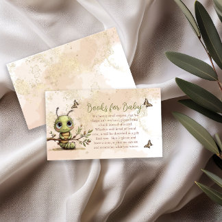 Carte D'accompagnement Livres fantaisistes pour bébé pour la fête de nais
