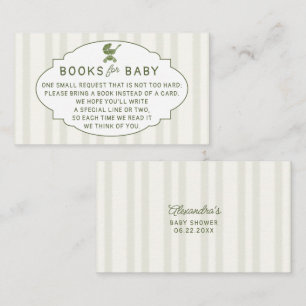 Carte D'accompagnement Livres Insérer Préparation de café Bruncherie Baby