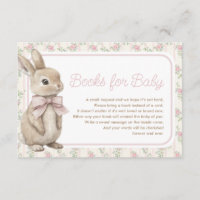 Livres Lapin Rose Vintage pour Bébé Fille