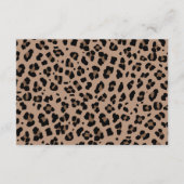 Carte D'accompagnement Livres Leopard et Pink pour bébé (Dos)