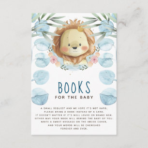 Carte D'accompagnement Livres Lion pour le bébé
