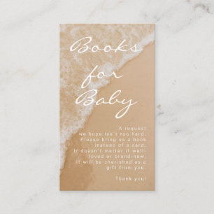 Carte D'accompagnement Livres minimaux modernes pour bébé Baby Shower pla
