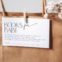 Livres Modernes Minimalistes pour Baby Shower