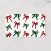 Carte D'accompagnement Livres neutres de Noël pour bébé (Dos)