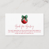 Carte D'accompagnement Livres neutres de Noël pour bébé (Devant)