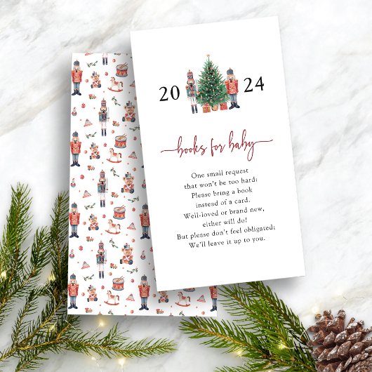 Carte D'accompagnement Livres Nutcracker Pour Bébé