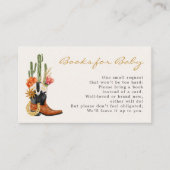 Carte D'accompagnement Livres occidentaux pour bébé (Devant)