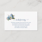 Carte D'accompagnement Livres pour Baby Blue Hydrangea Tea Party (Devant)