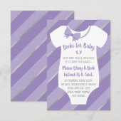 Carte D'accompagnement Livres Pour Baby Card, Deux Petits Pieds (Devant / Derrière)