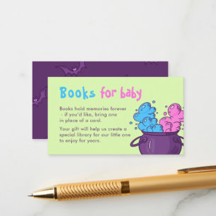 Carte D'accompagnement Livres pour Baby Cute Halloween Genre Revela