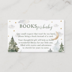 Carte D'accompagnement Livres pour Baby Cute Wonderland Watercolor