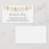 Carte D'accompagnement Livres pour Baby insert card (Devant / Derrière)