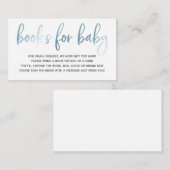 Carte D'accompagnement Livres pour Baby insert card (Devant / Derrière)