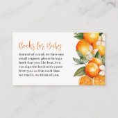 Carte D'accompagnement Livres Pour Baby Little Cutie Baby shower Orange (Devant)