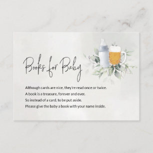 Carte D'accompagnement Livres pour Baby Message Card Un bébé brasse un ga