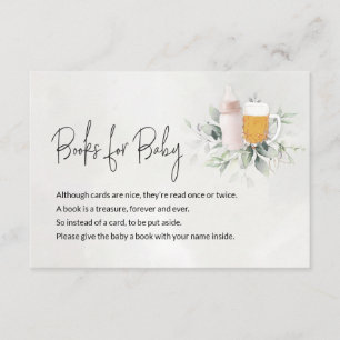 Carte D'accompagnement Livres pour Baby Message Card - Un bébé est en tra