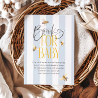 Livres pour Baby Mommy to Bee Baby shower bleu
