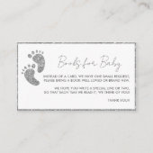 Carte D'accompagnement Livres pour Baby shower de Parties scintillant béb (Devant)