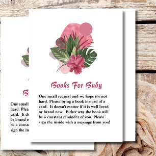 Carte D'accompagnement Livres pour baby shower jeu bulle et brunch