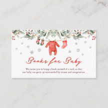 Livres pour bébé à la Baby Shower de Noël
