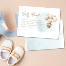 Livres pour bébé à la douche de bébé neutre Bearly