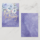 Carte D'accompagnement Livres pour bébé / Apporter un livre Demande (Devant / Derrière)