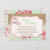 Carte D'accompagnement Livres pour bébé, apportez un insert de livre, hib (Devant / Derrière)