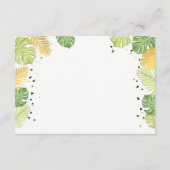 Carte D'accompagnement Livres pour bébé Apportez un livre Safari Jungle A (Dos)