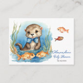 Carte D'accompagnement Livres pour bébé Baby Otter Boy pour bébé (Dos)
